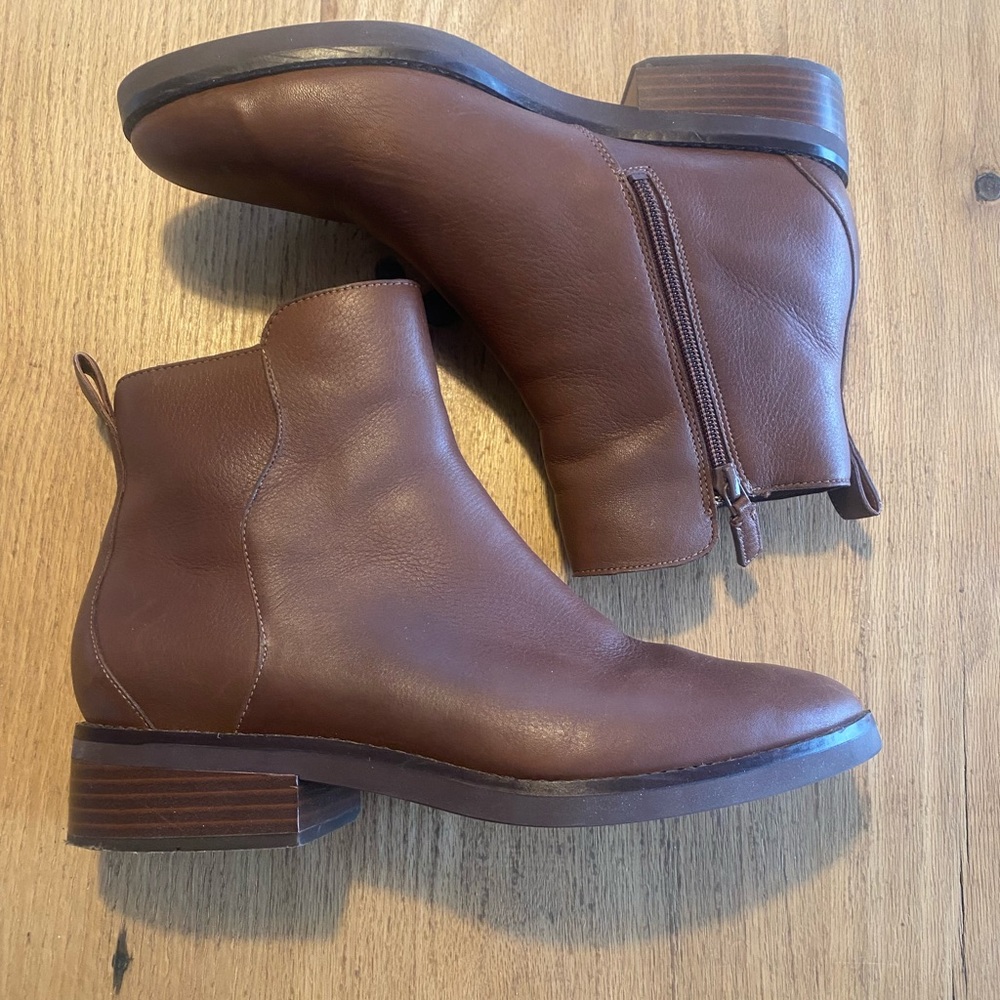 Cole Haan Dark Brown Leather Boots Women’s 10‎ Preloved